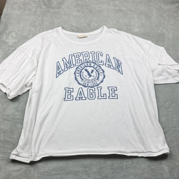 American Eagle Vintage Vault White Tee - Picture 1 of 6
